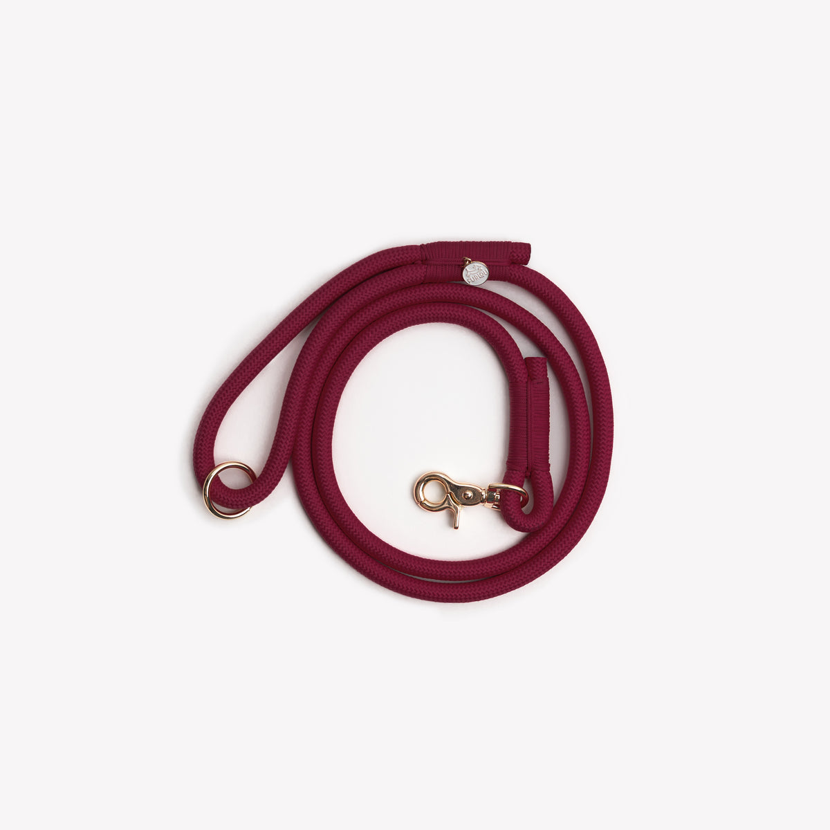 BORDEAUX BRAIDED ROPE LEASH
