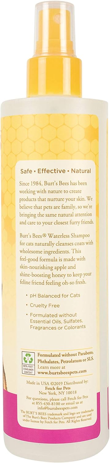 BURT'S BEES SHAMPOO EN SECO CON MANZANA Y MIEL PARA GATOS