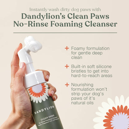 DANDYLION CLEAN PAWS LIMPIADOR SIN ENJUAGUE