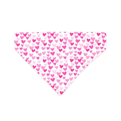 ¨DARLING¨ FUCHSIA PINK HEART SLIDE-ON BANDANA