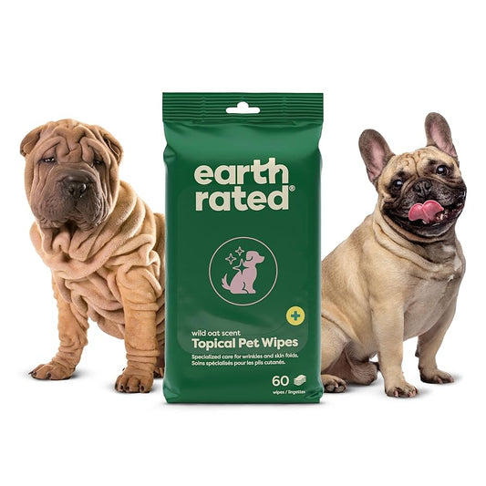 EARTH RATED TOPICAL PET WIPES