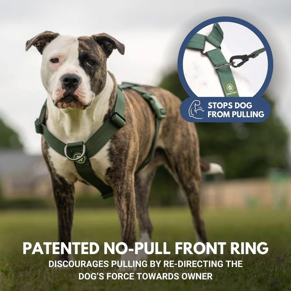 COMFORT CONTROL NO-PULL DOG HARNESS ARMY GREEN