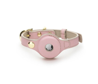 NINA WOOF COLLAR AIR TAG ENABLED VEGAN LEATHER