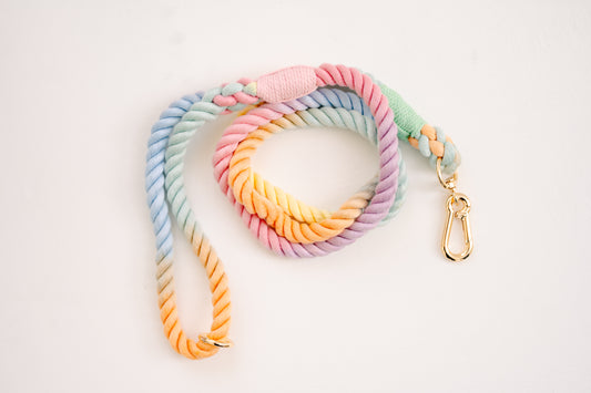 NUGUTIC HANDMADE BRAIDED ROPE DOG LEASH