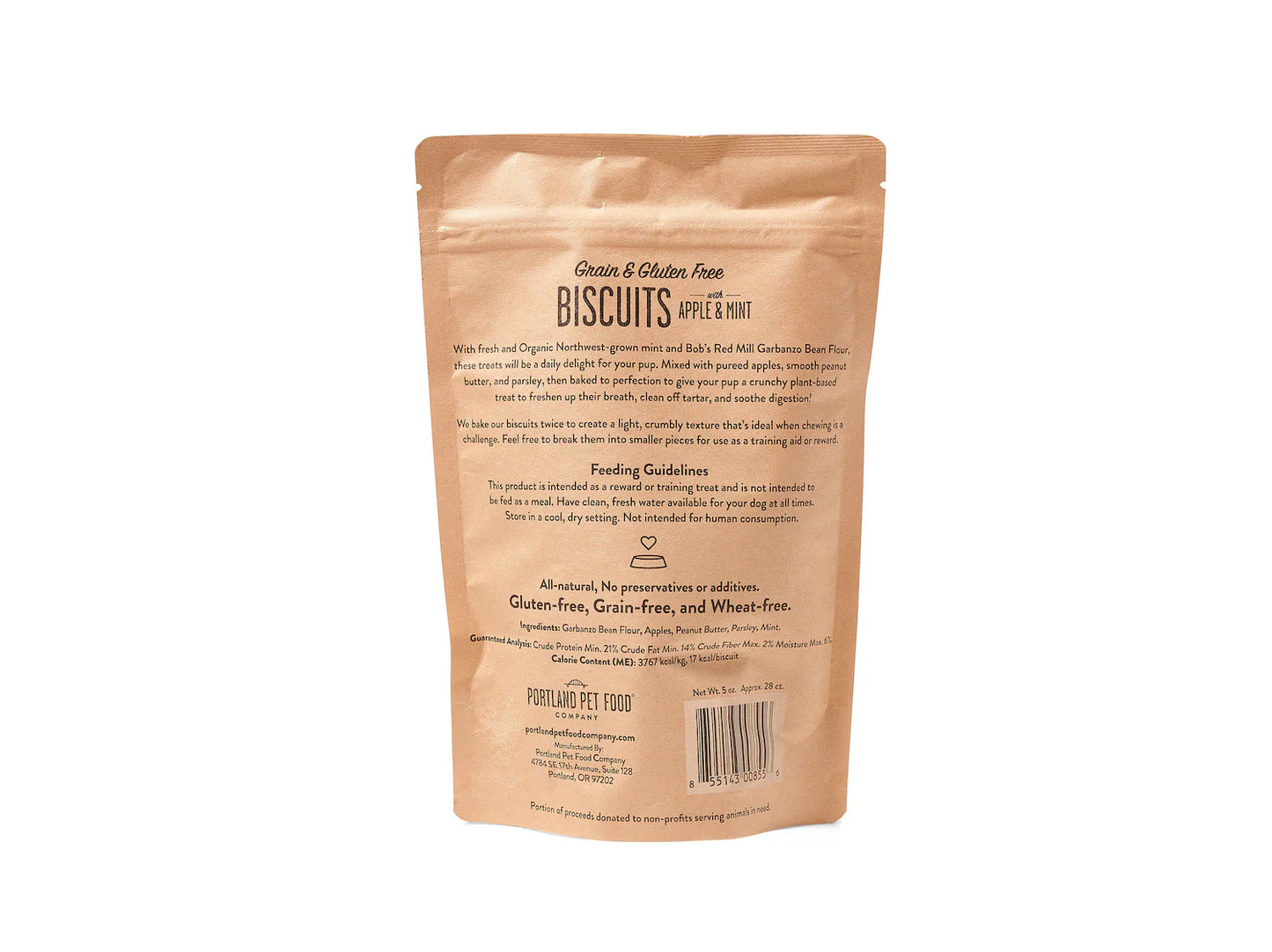 PORTLAND PET FOOD GRAIN & GLUTEN FREE BISCUITS