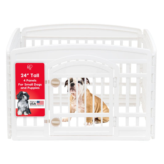 4-PANEL DOG PLAYPEN WITH DOOR