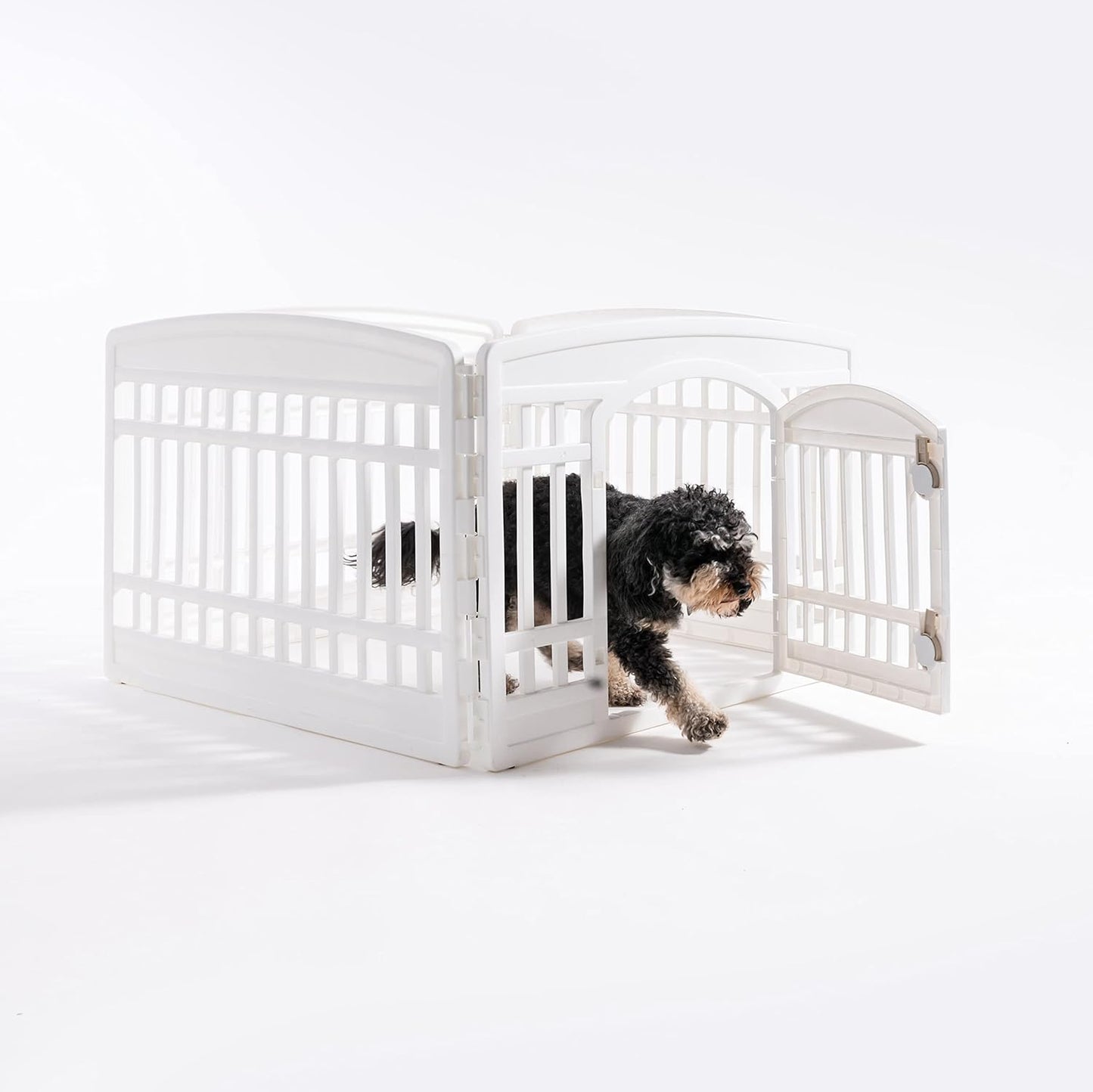4-PANEL DOG PLAYPEN WITH DOOR