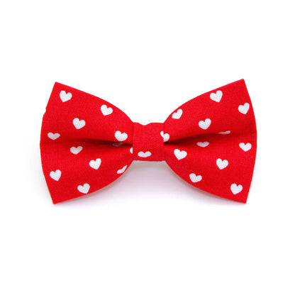 ¨LOVE SONG¨ RED HEART CAT COLLAR & BOWTIE