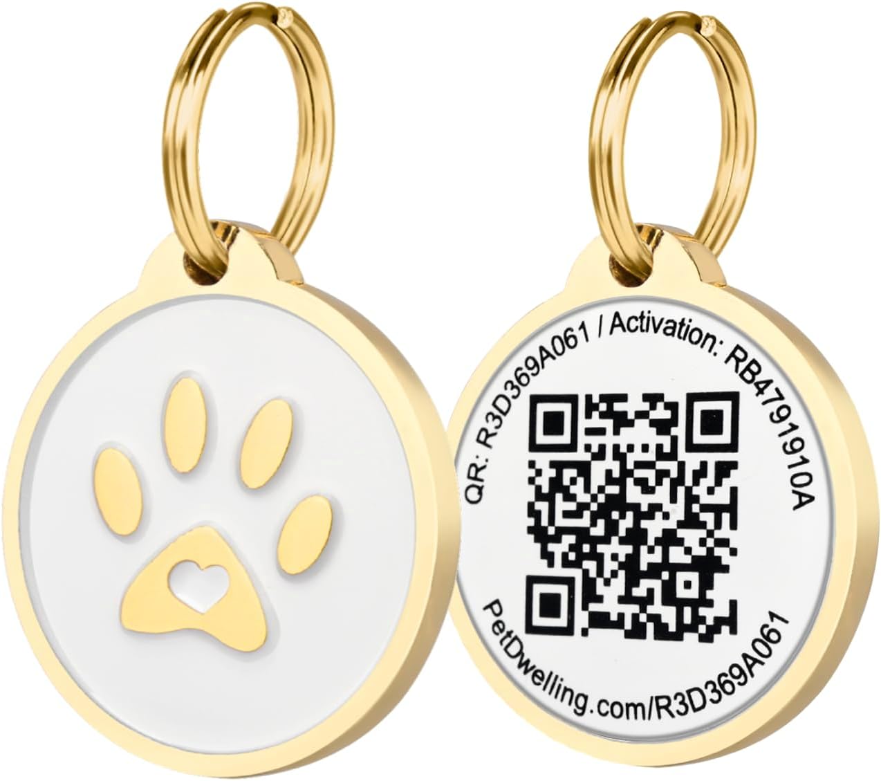 PLAQUITA DE IDENTIFICACION CON CÓDIGO QR PARA MASCOTA