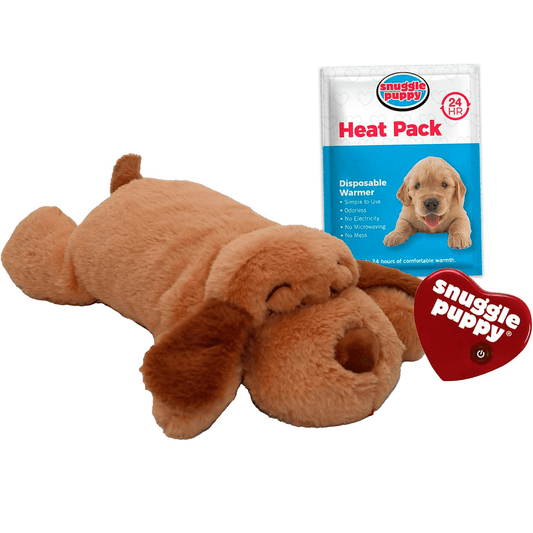 SMARTPETLOVE SNUGGLE PUPPY HEARTBEAT STUFFED TOY FOR DOGS