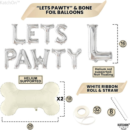 LETS PAWTY BALLOONS