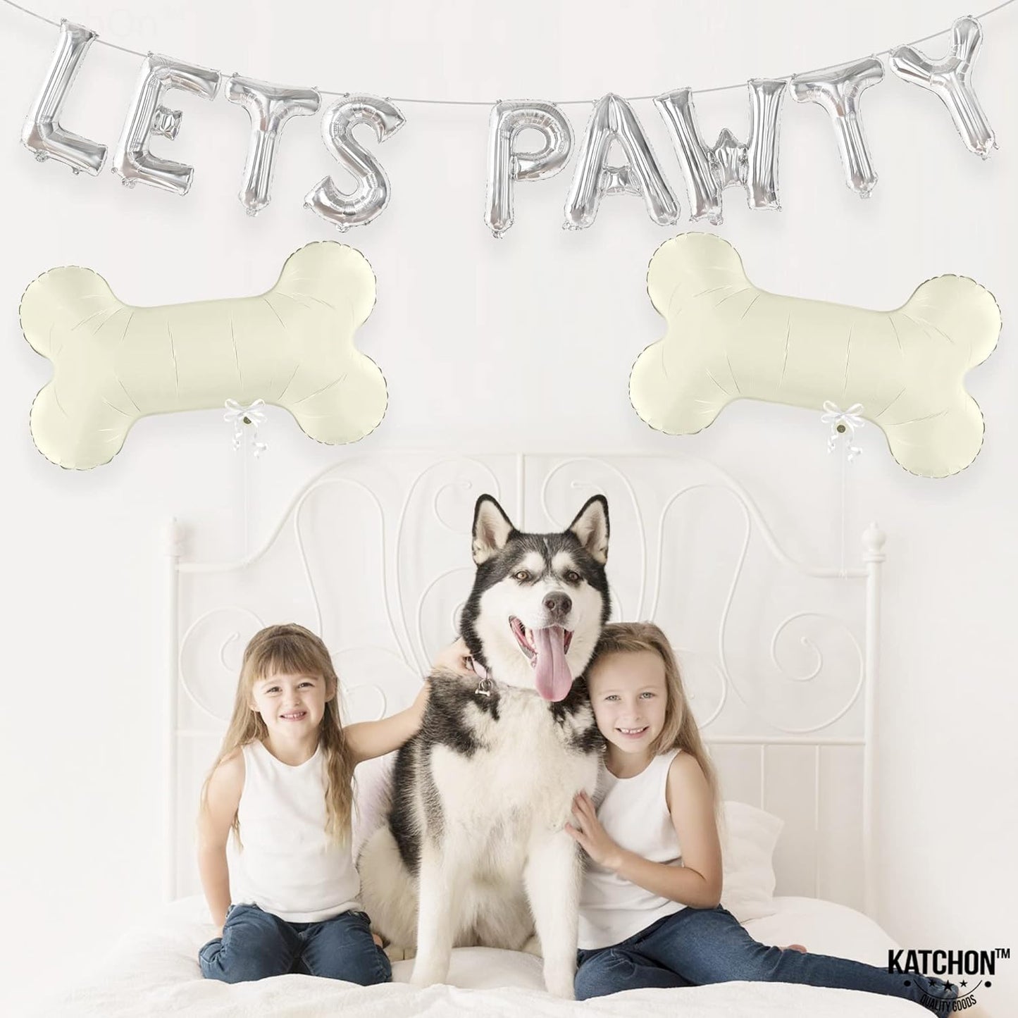 LETS PAWTY BALLOONS