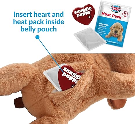 SMARTPETLOVE SNUGGLE PUPPY HEARTBEAT STUFFED TOY FOR DOGS