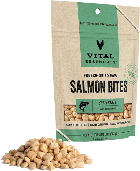 VITAL ESSENTIALS TREATS DE SALMON PARA GATO