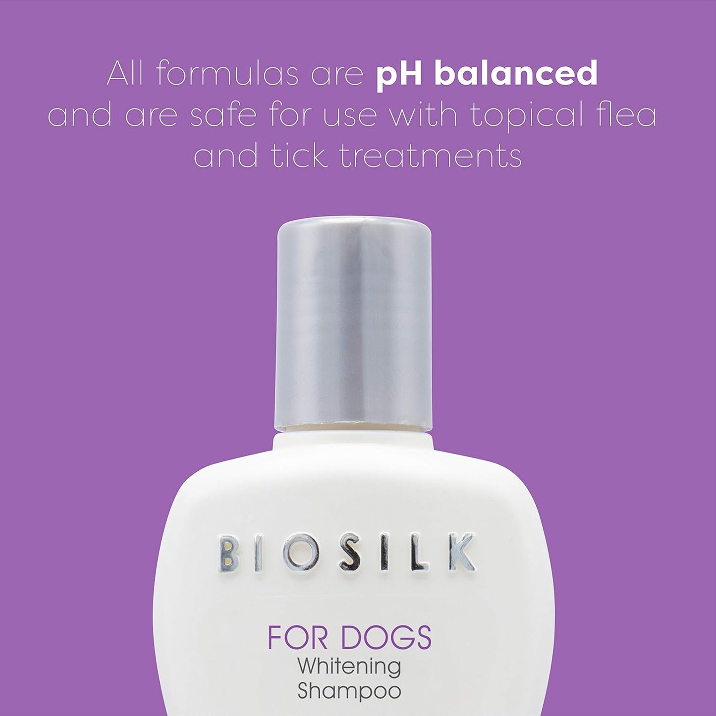 SHAMPOO PARA PERROS DE PELAJE CLARO BIOSILK