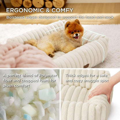 CORDUROY FLEECE PET BED
