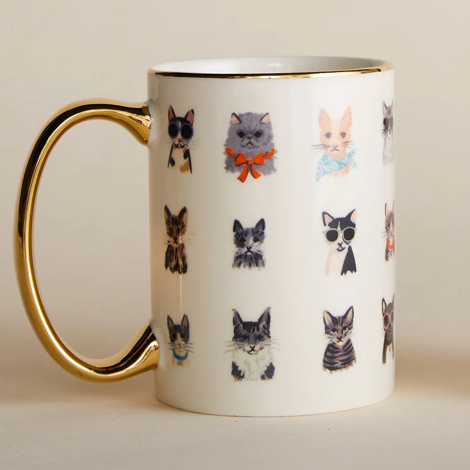 PORCELAIN MUG- COOL CATS