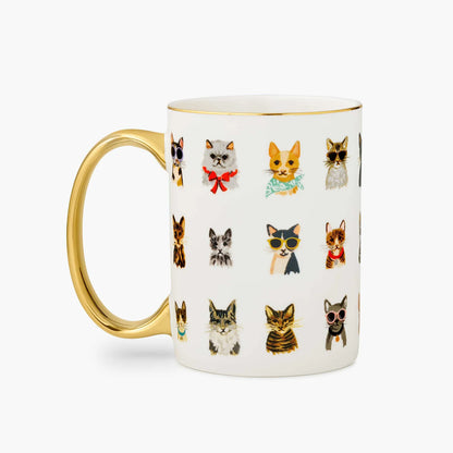 PORCELAIN MUG- COOL CATS