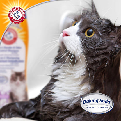 ARM & HAMMER SHAMPOO DESODORANTE Y REDUCTOR DE CASPA 2 EN 1 PARA GATOS DE LAVANDA Y MANZANILLA