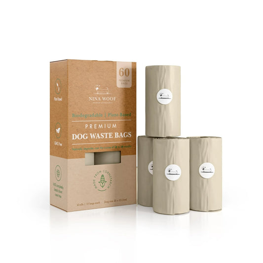 WASTE BAGS BIODEGRADABLE AND COMPOSTABLE (60 BAGS)