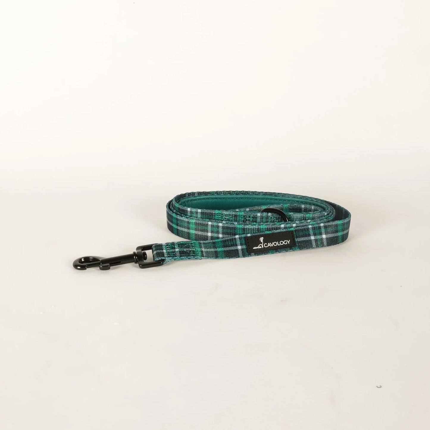 LEASH - GREEN PLAID TARTAN