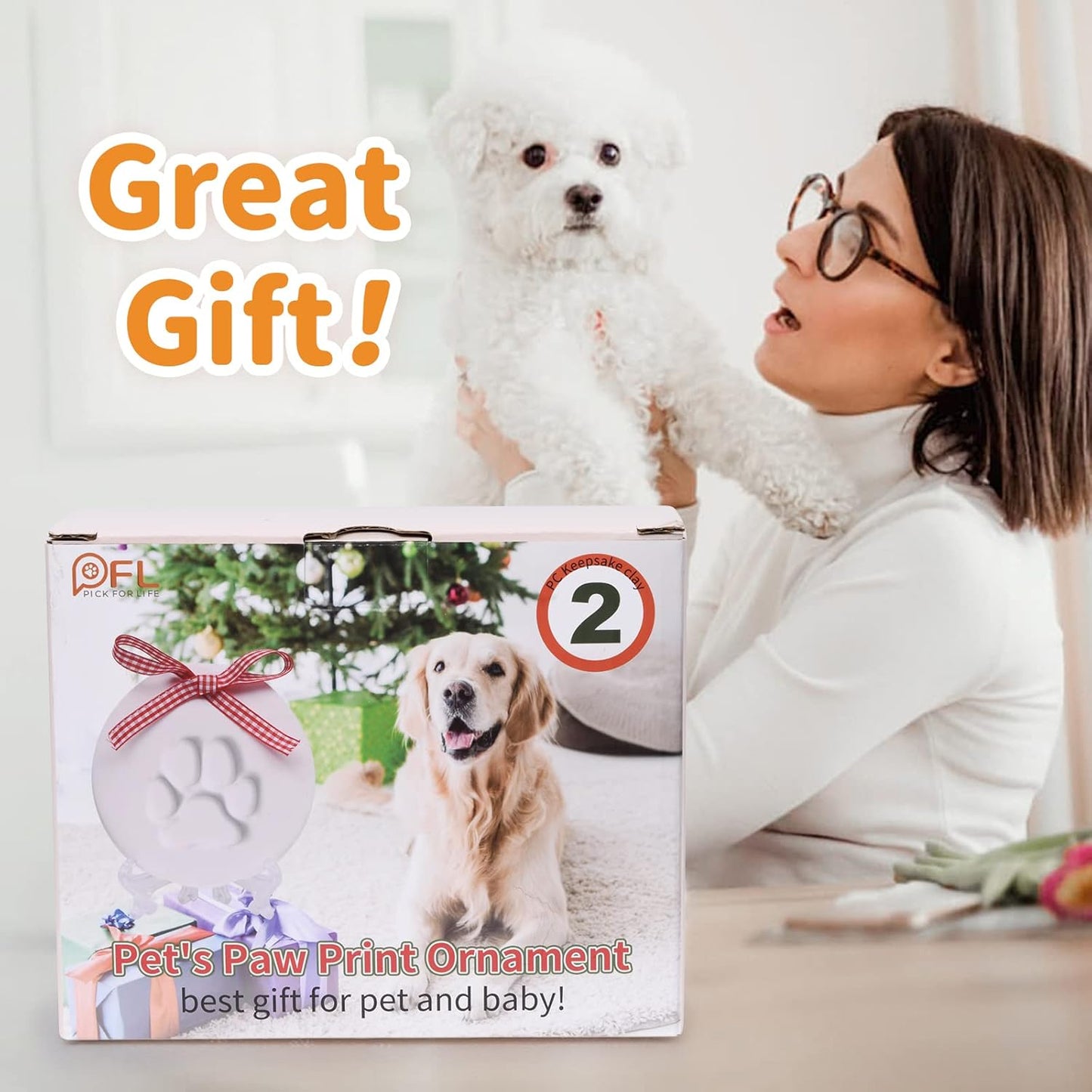 PET´S PAW PRINT ORNAMENT KIT