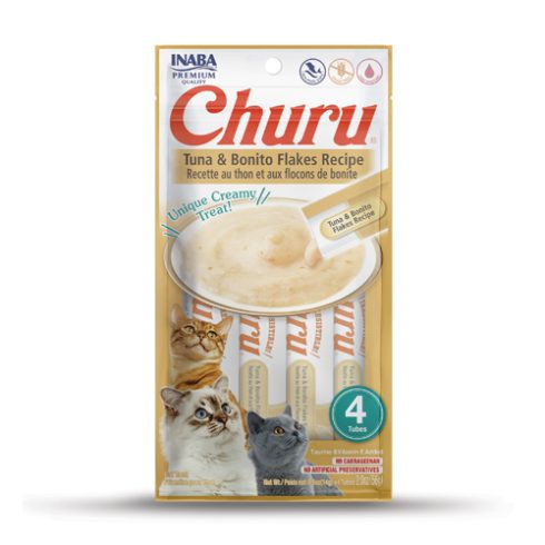 INABA CHURU CREAMY CAT TREATS (4 TUBES)