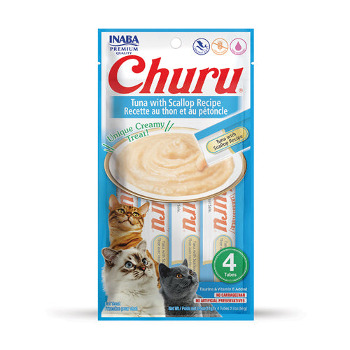 INABA CHURU CREAMY CAT TREATS (4 TUBES)